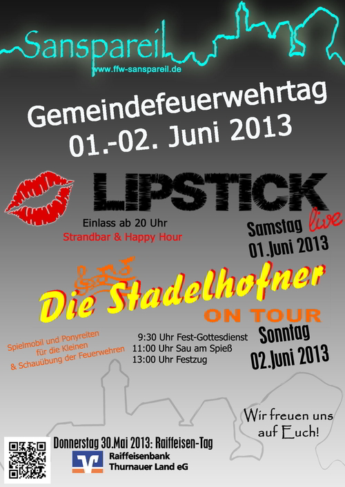 Gemeindefeuerwehrtag 01.-02 Juni 2013